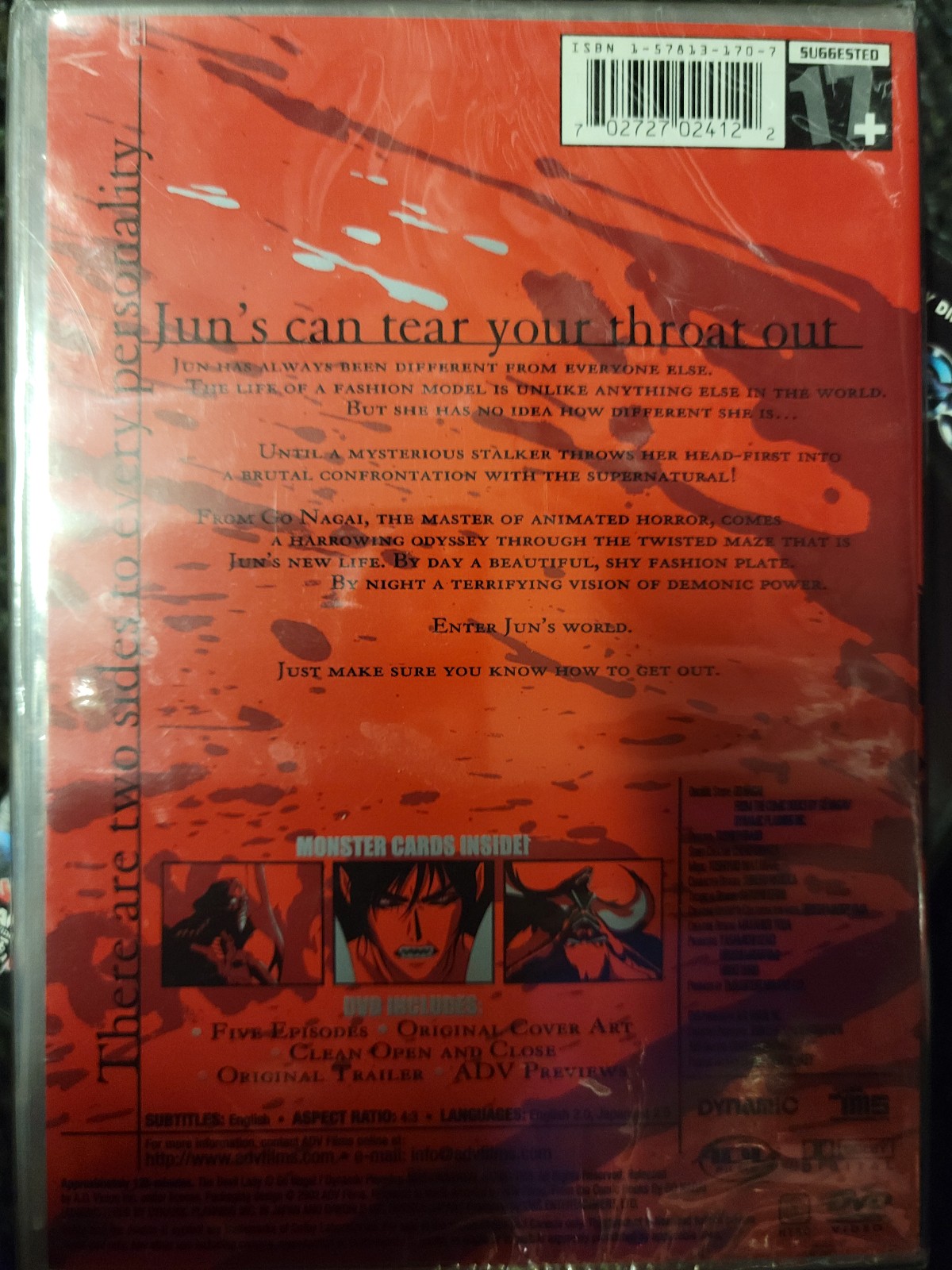 Gallery image 1 for The Devil Lady Anime DVD