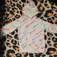 Champion Girls Pullover Hoodie w/Logo Print