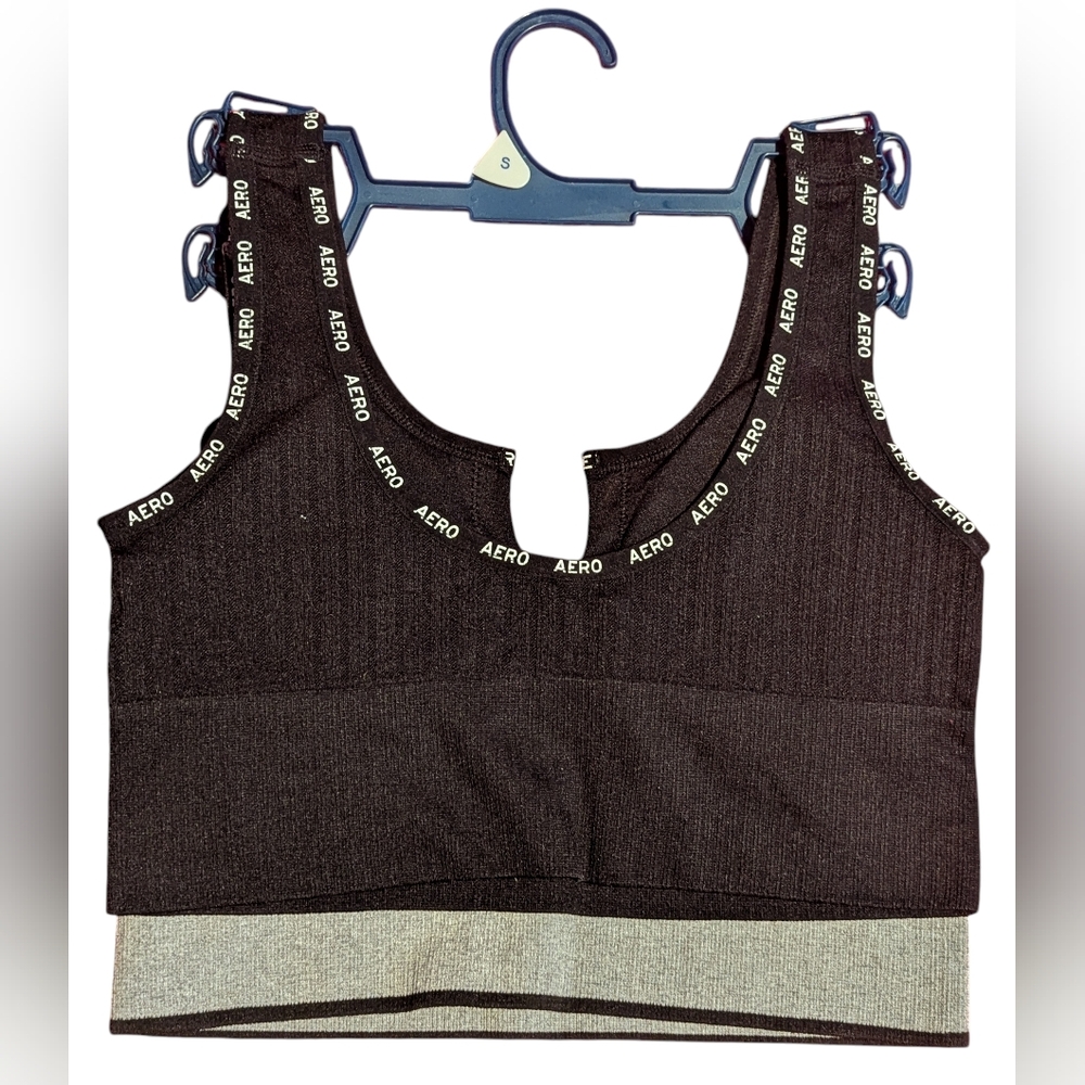Gallery image 2 for AEROPOSTALE 2-PACK SEAMLESS SPORTSBRAS