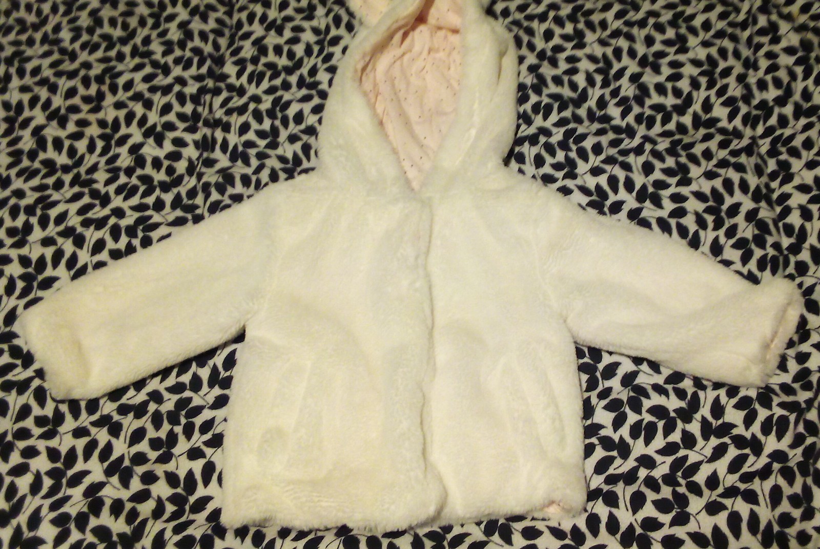Dip Soft Bunny Hooded Jacket w/Ears, 2T