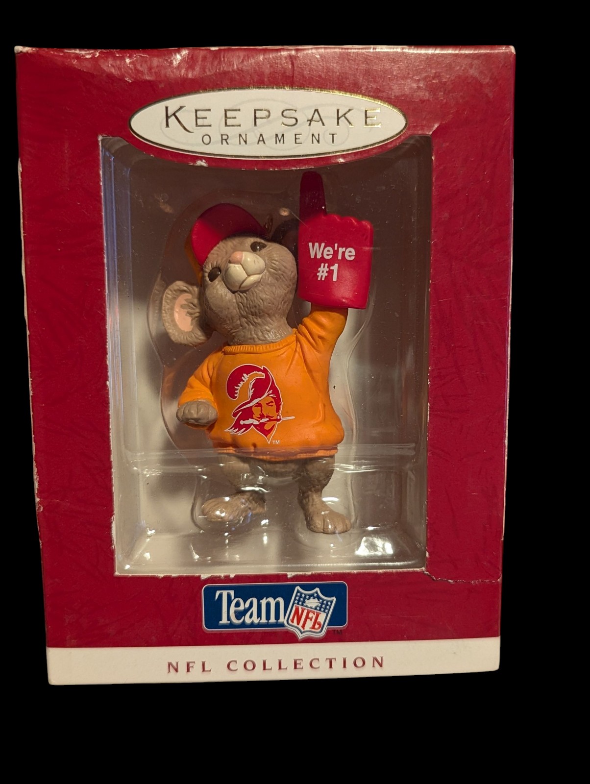 Hallmark Keepsake Team NFL Tampa Bay Bucaneers Holiday Ornament