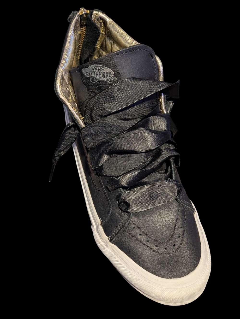 Gallery image 5 for VANS Sk8 Hi Reissue Lux Leather High Top Sneaker w/Zippered Heel