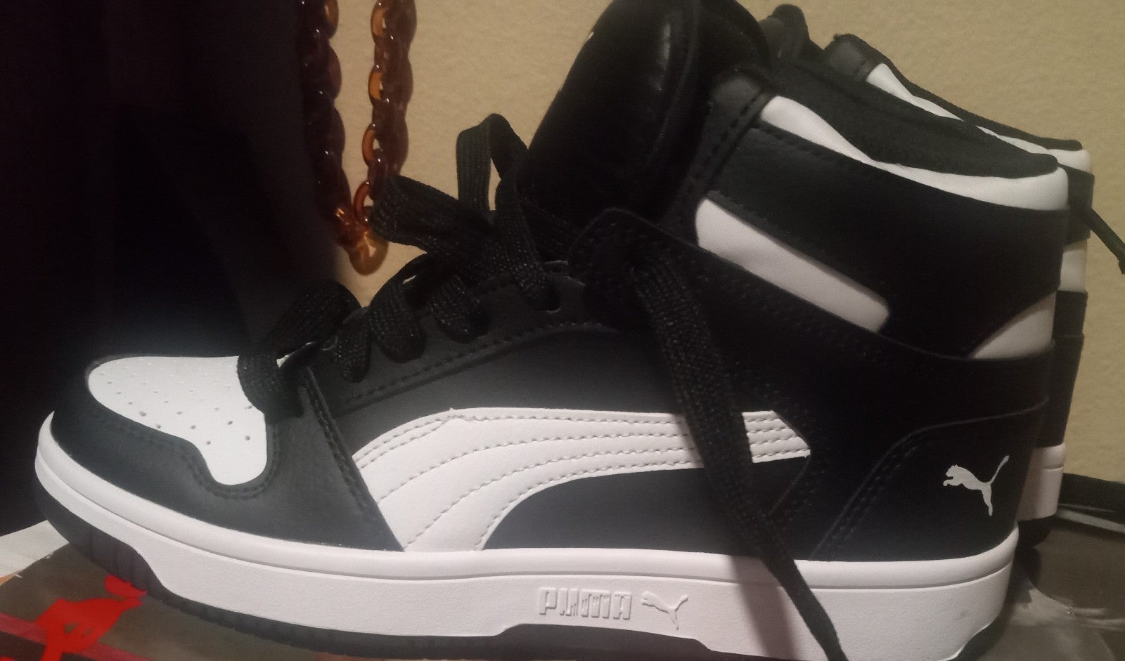 Gallery image 2 for Puma Rebound Lay Up Youth High Top Sneakers, 5.5