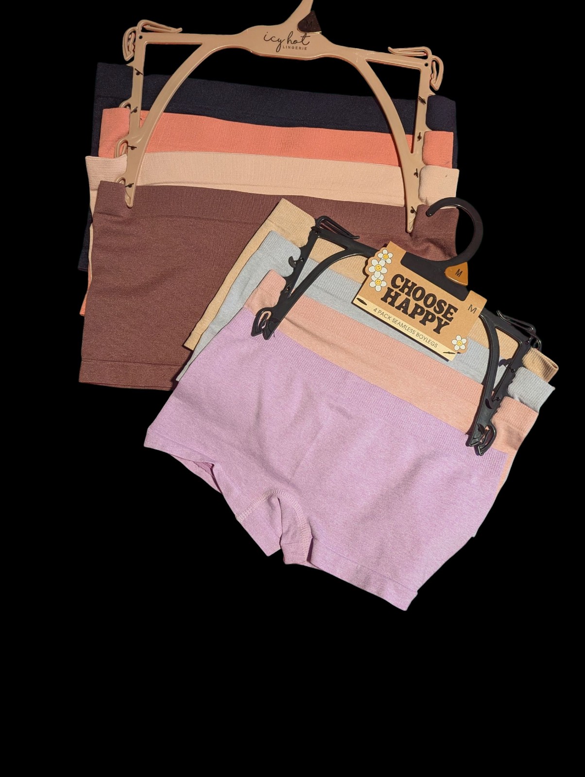 Icy Hot/Choose Happy Bundle of Boyshorts/Underwear/Panties