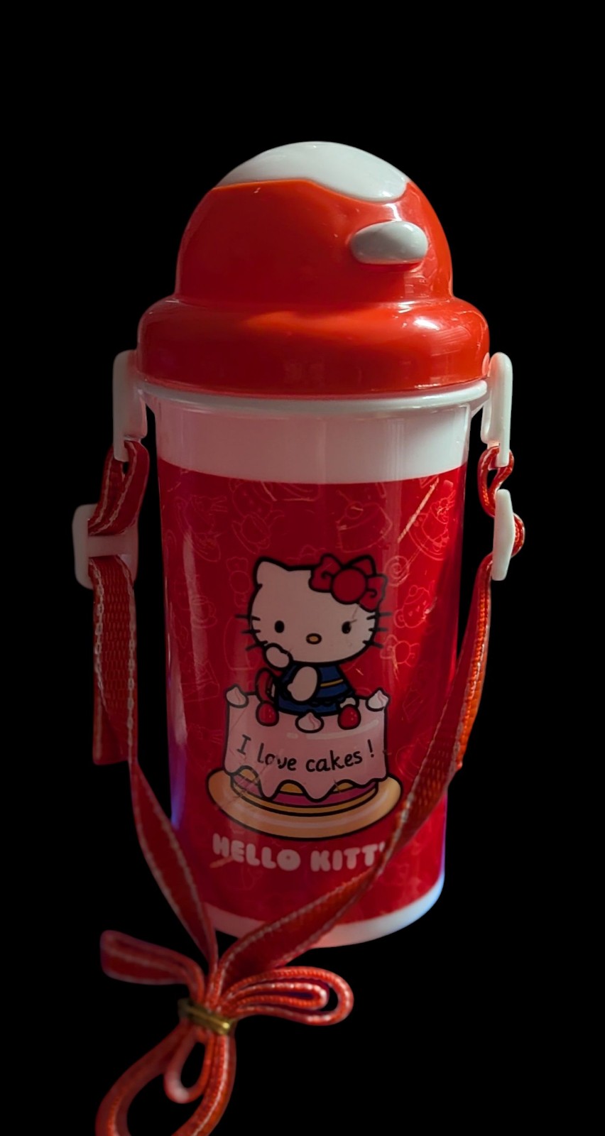 Gallery image 1 for Sanrio Hello Kitty I Love Cakes Water Bottle
