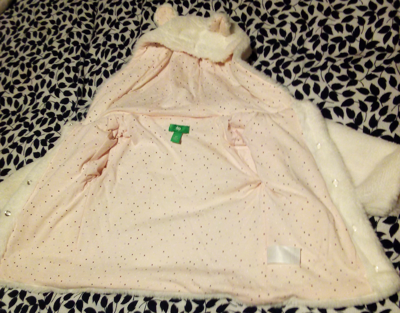 Gallery image 1 for Dip Soft Bunny Hooded Jacket w/Ears, 2T