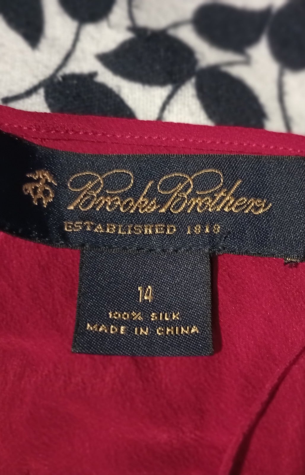 Gallery image 2 for Brooks Brothers Silk Camisole, Size 14