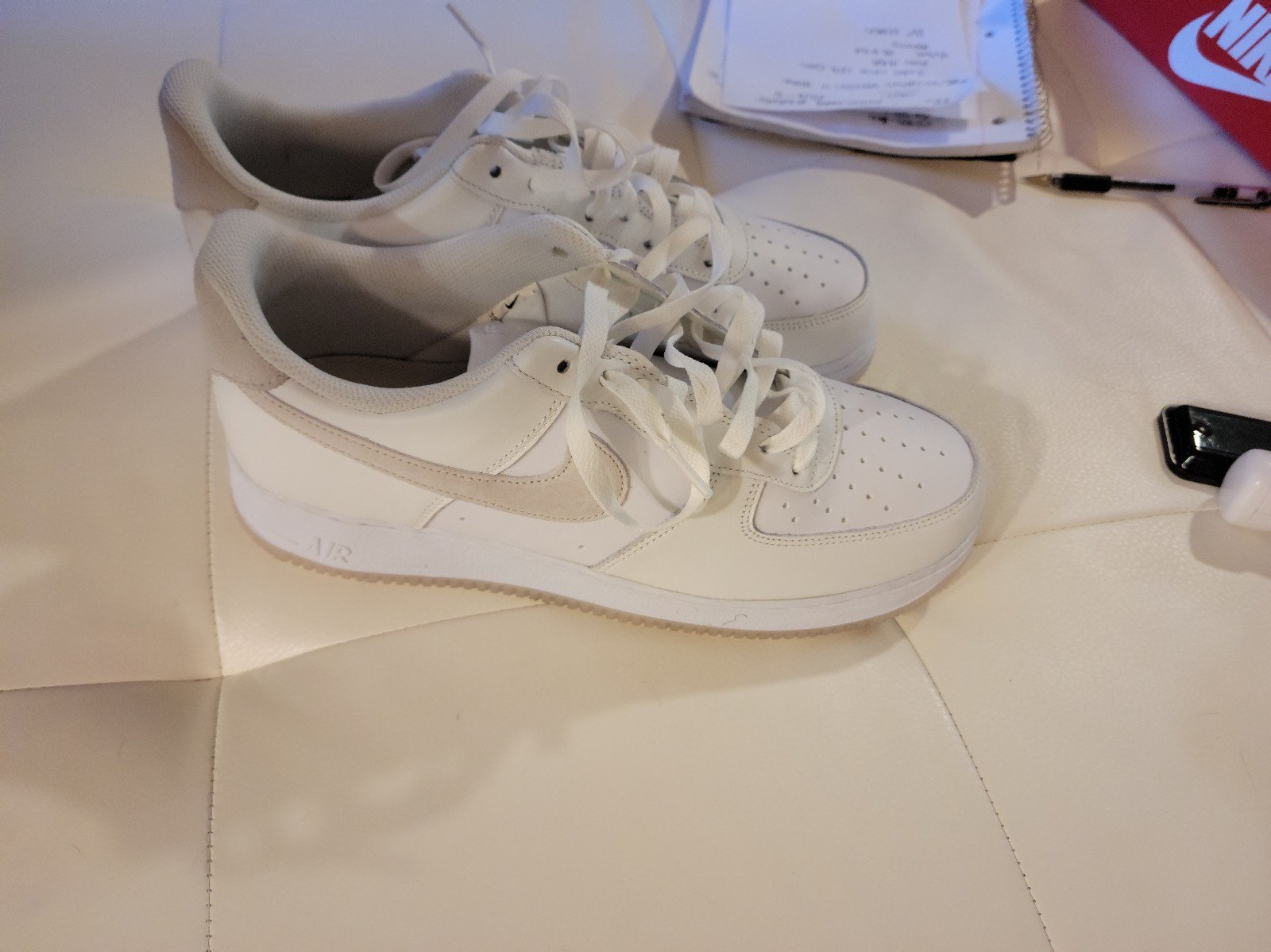 Gallery image 2 for Nike Dunks Low Retro in White/Cosmic Clay White Men's Sneakers