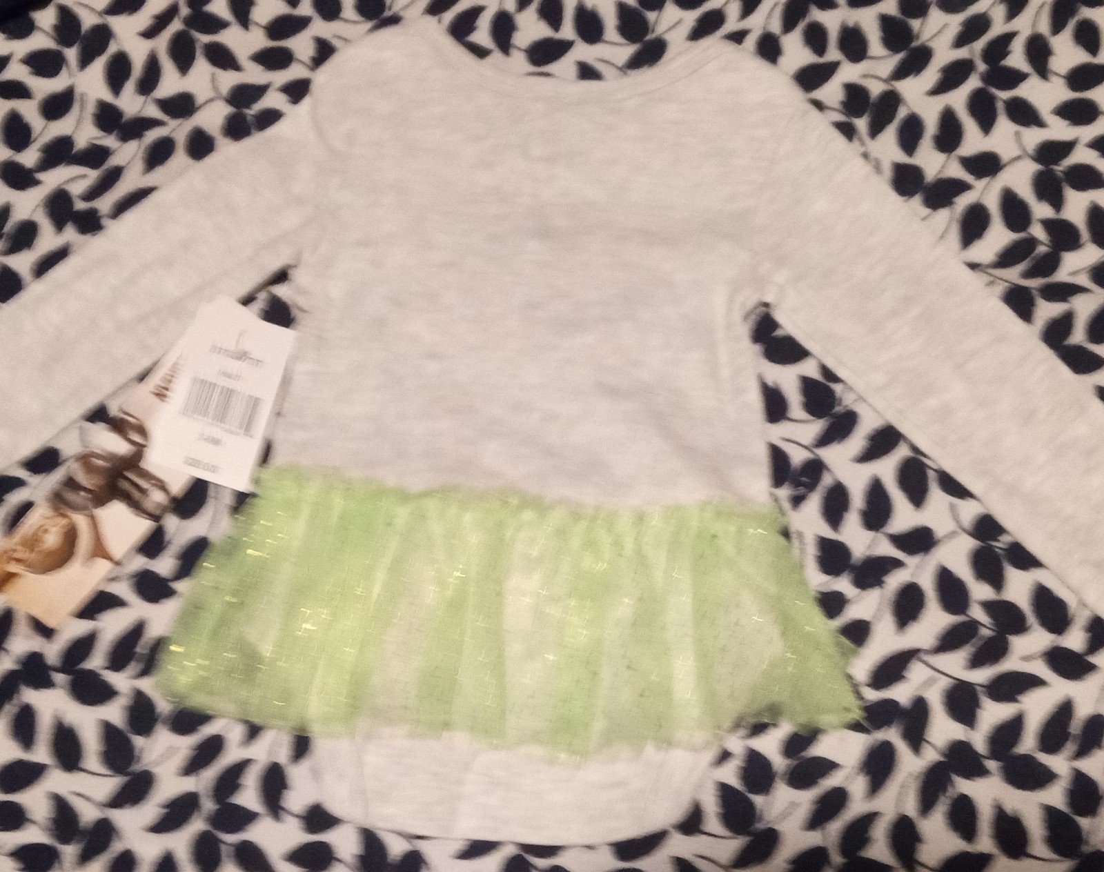 Gallery image 1 for Happy Threads Baby Yoda Onesie w/Tulle Skirt
