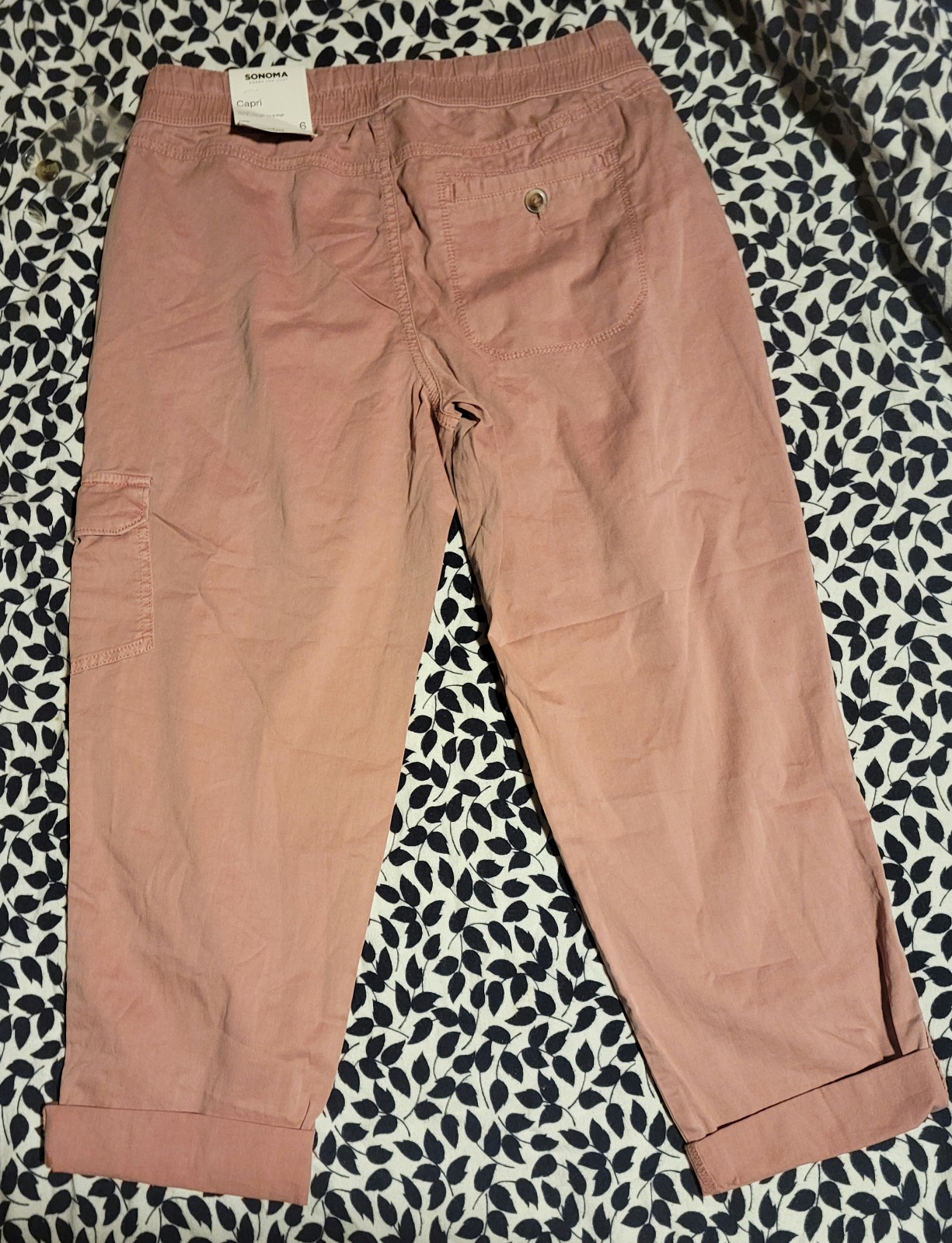 Gallery image 1 for Sonoma Comfort Waist Utility Capri