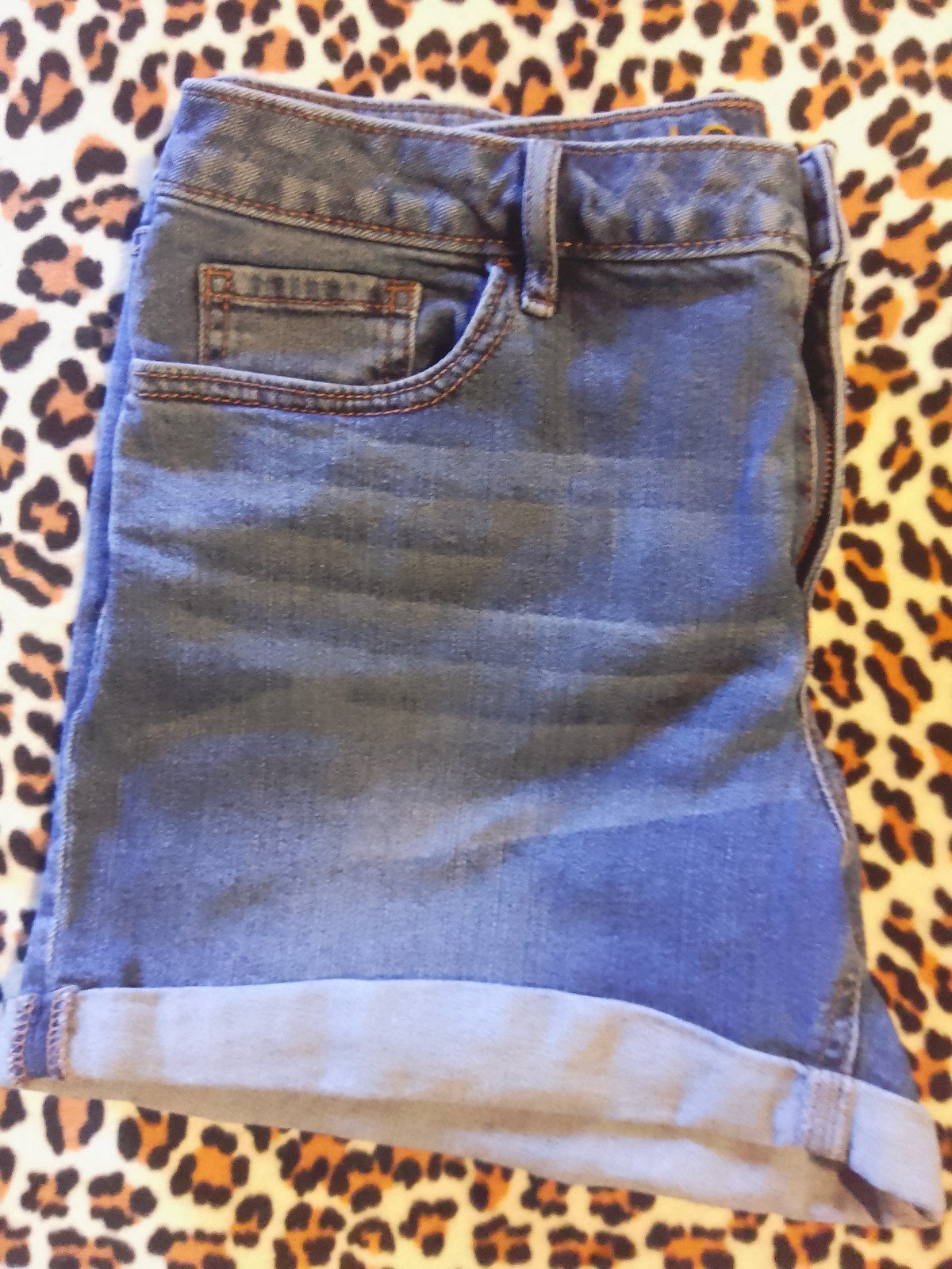LC Lauren Conrad Cuffed Jean Shorts