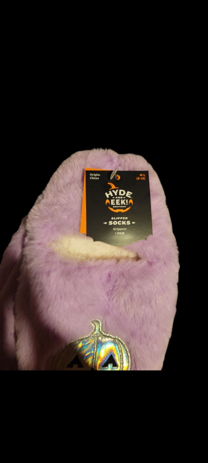 Gallery image 4 for Hide and EEK! Halloween Shorts & Slipper Set