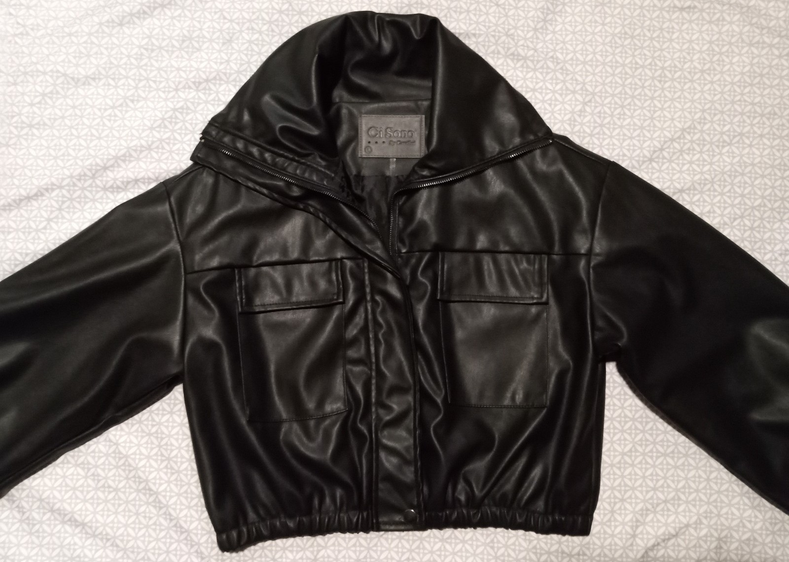 Gallery image 1 for Ci Sono Faux Leather Jacket