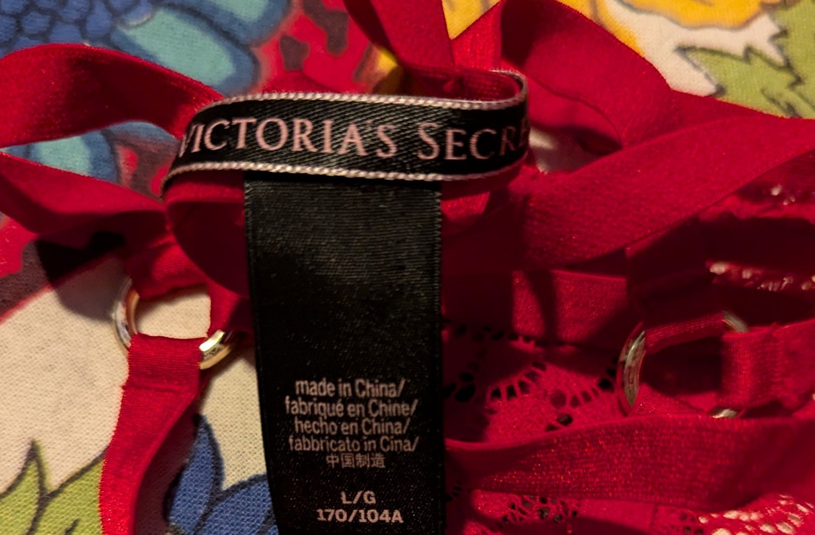 Gallery image 2 for Victoria's Secret Very Sexy Snake Lace Triangle Teddy, Lingerie