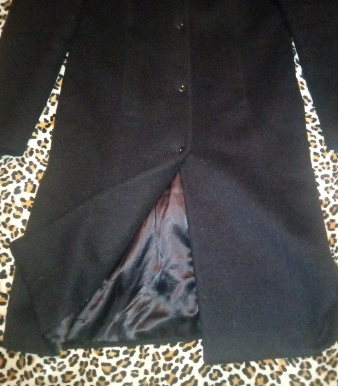 Gallery image 2 for The Limited Wool Trenchcoat, Large