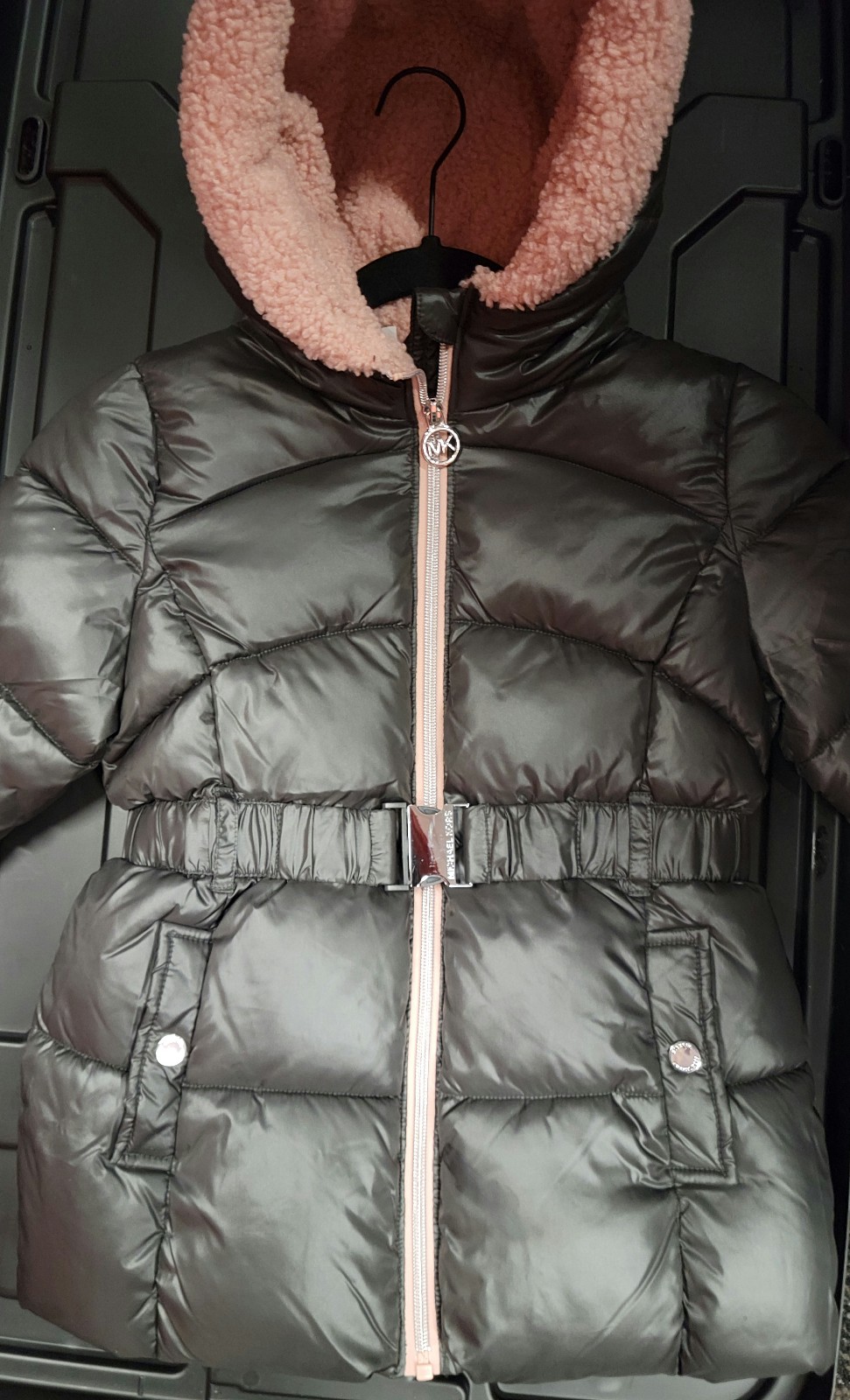 Michael Kors Girls Hooded Puffer Jacket