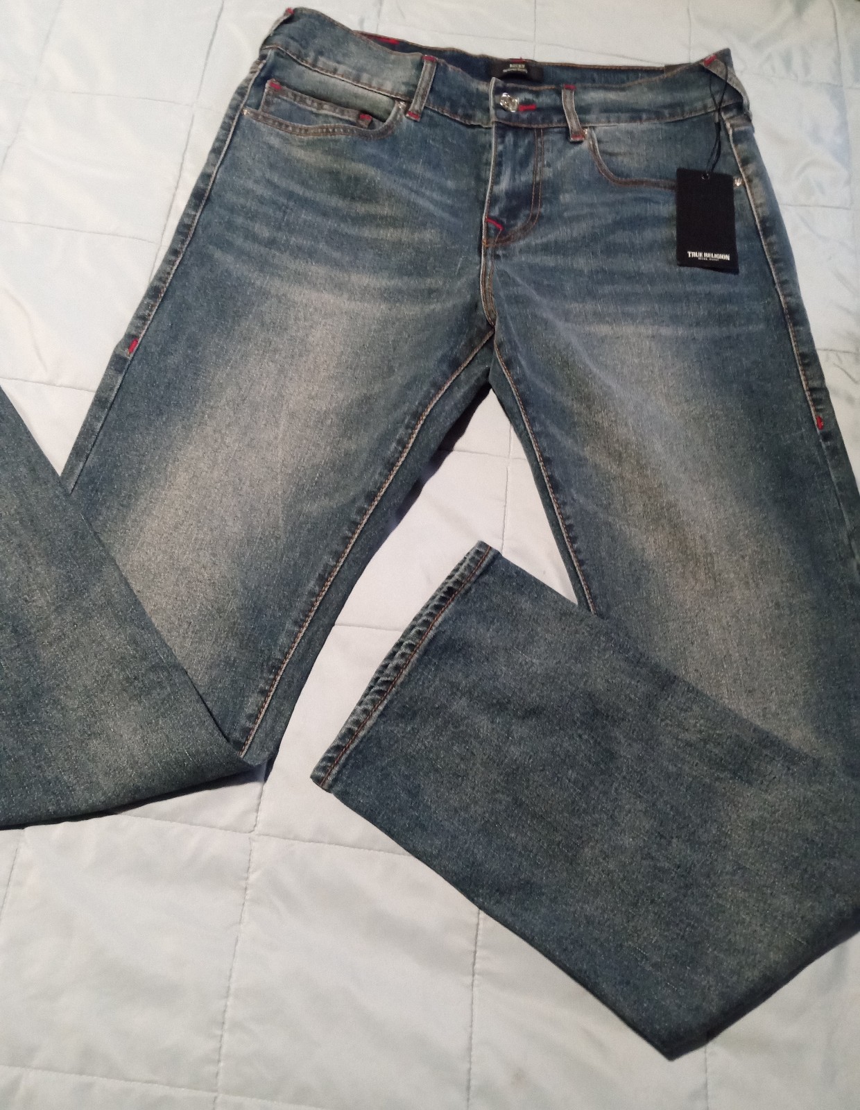 Gallery image 1 for True Religion Ricky Straight Leg Jeans, 32