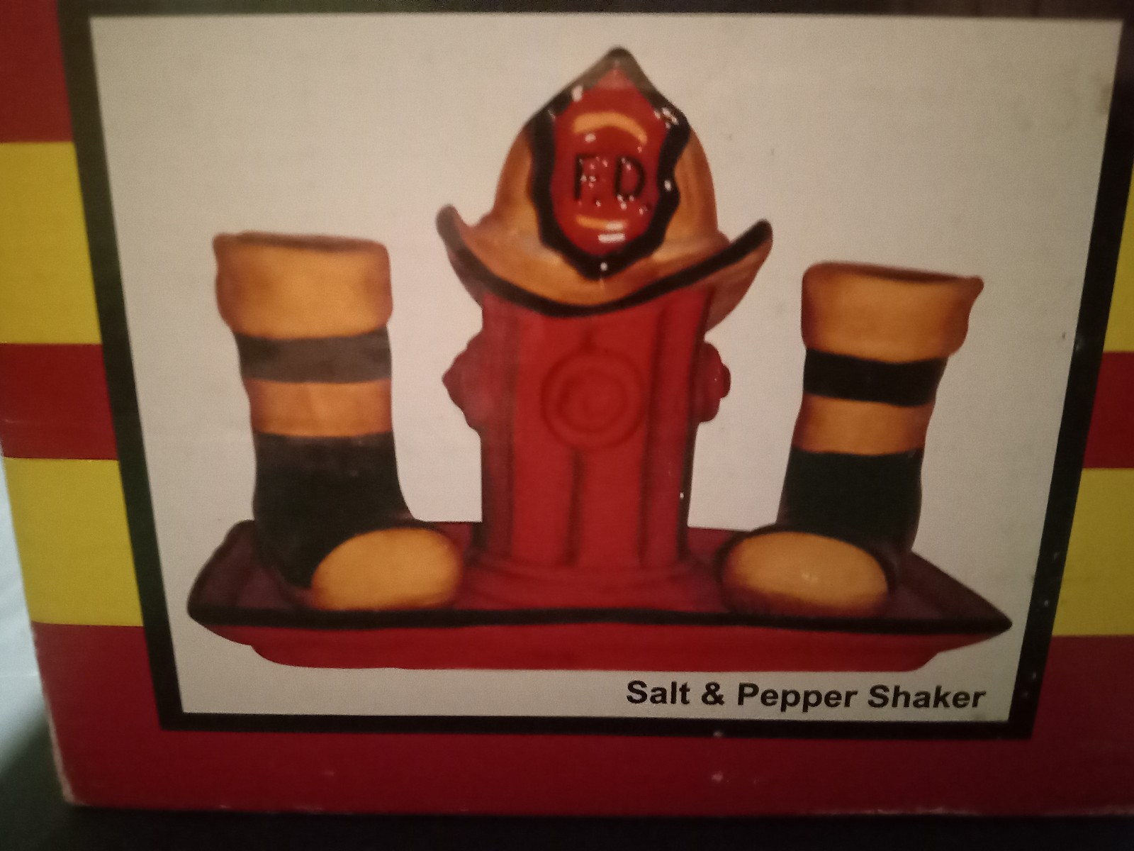 Firemen Salt & Pepper Shaker Set