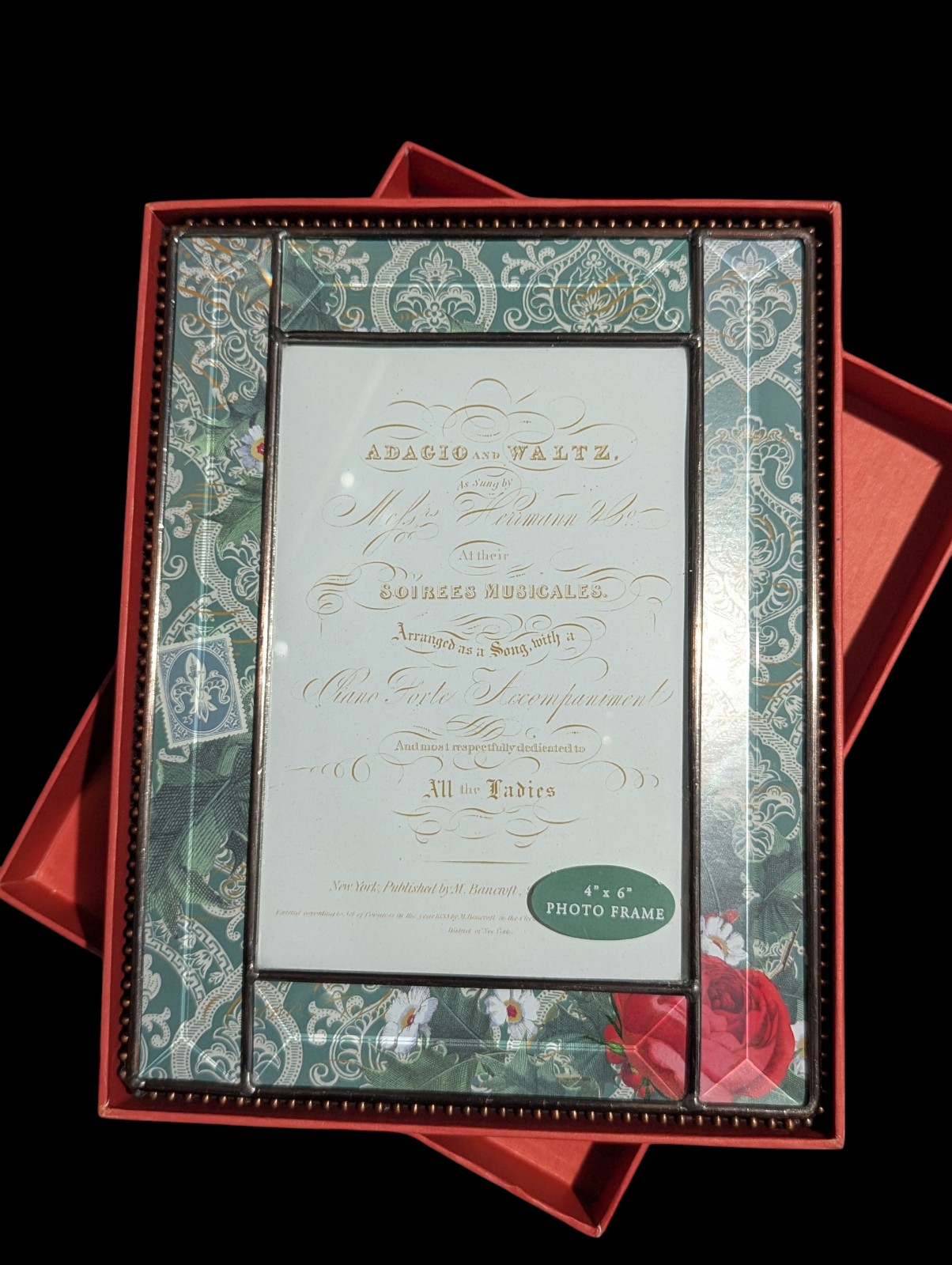 FRINGE at Home Glass Picture Frame 4"x6”