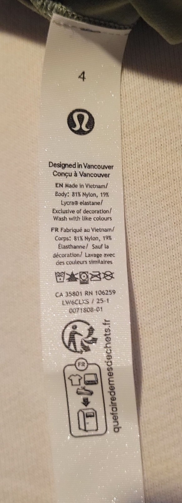 Gallery image 3 for Lululemon Align HR Crop Pant 17", Size 4