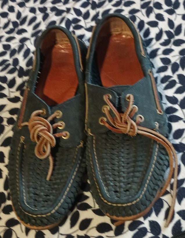 Gallery image 3 for Frye Sully Woven Boat Shoe, Men's 8.5