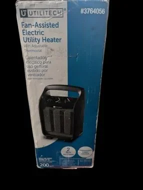Gallery image 3 for Utilitech 1500 Watt Fan Assisted Electric Utility Heater