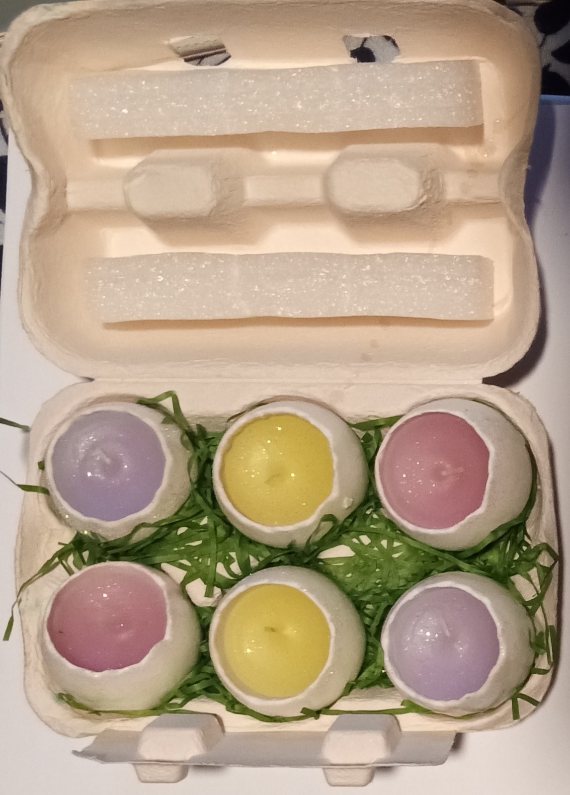 Illuminations Broken Egg Candles