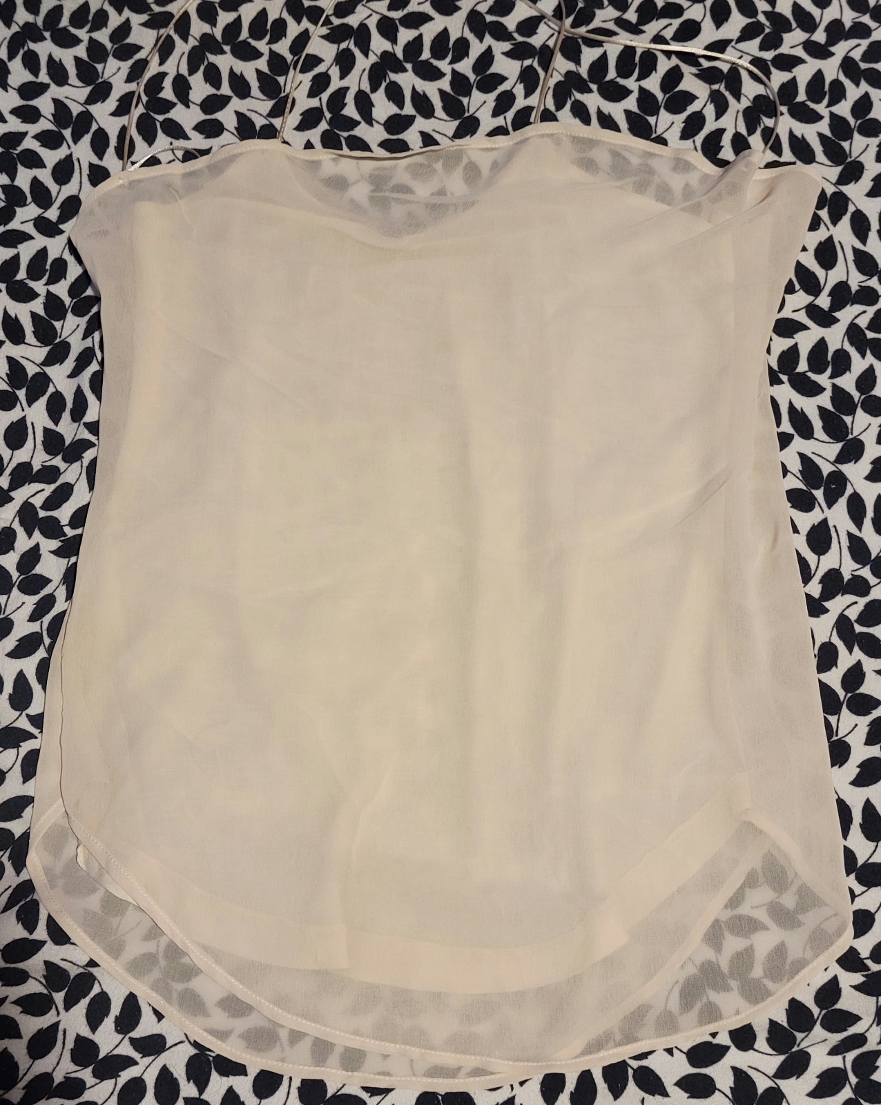 Gallery image 1 for White Spaghetti Strap Tank Top, Small
