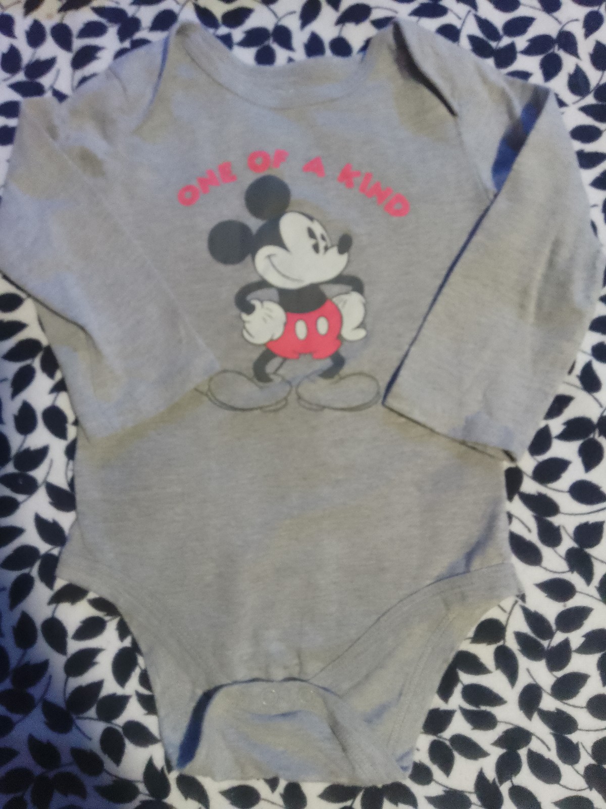 Gallery image 2 for Disney Set of 2 Mickey Mouse Onesies, 18 Months