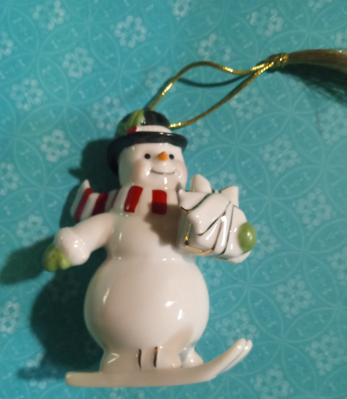 Gallery image 2 for Lenox Very Merry Snowman Ornament