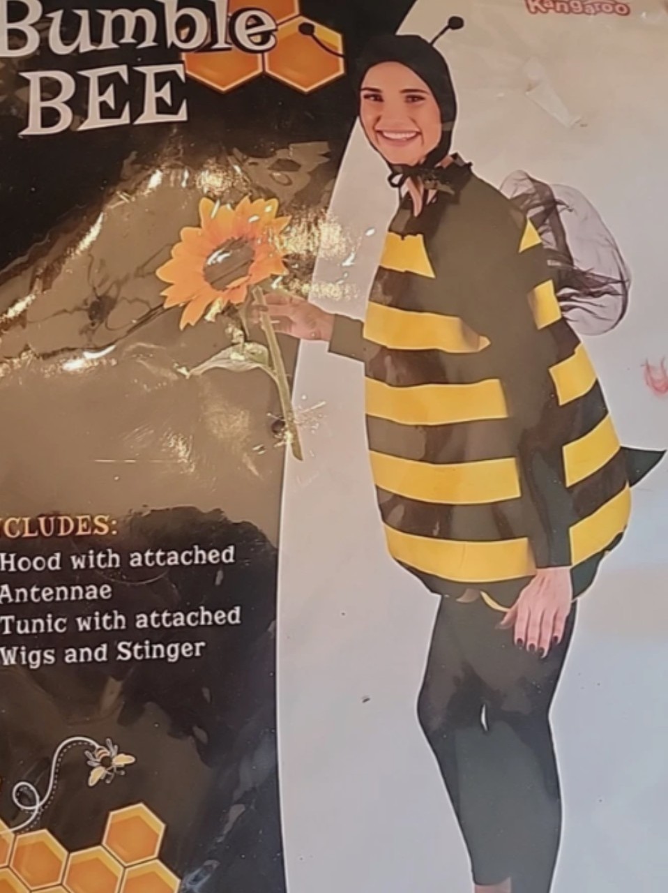 Kangaroo Costumes Bumble Bee Adult Costume
