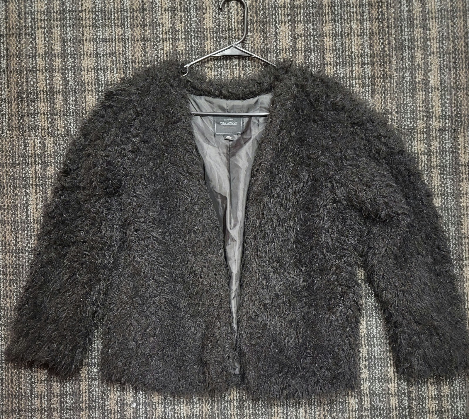 Miss London Soft Faux Fur Jacket