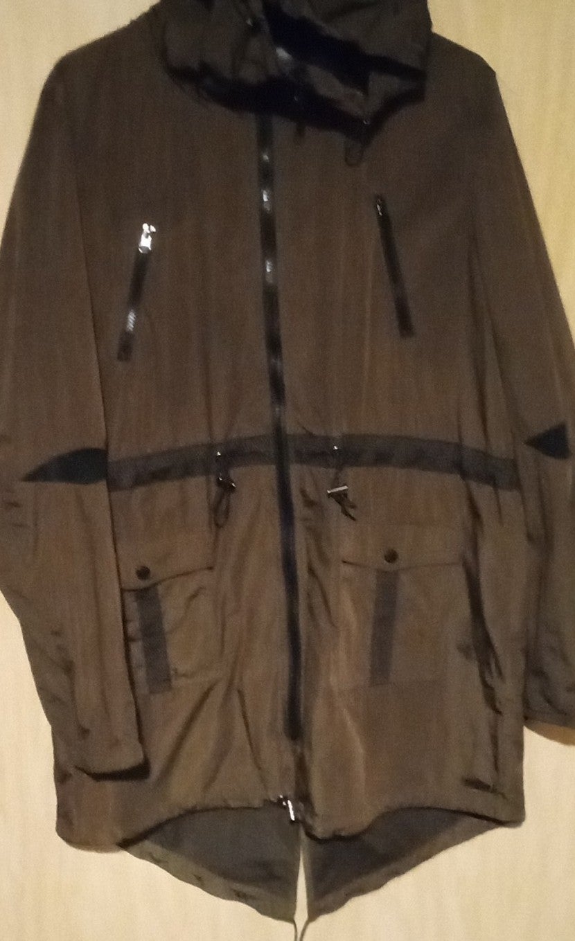 Betsey Johnson Anorak Hooded Parka Jacket, XL