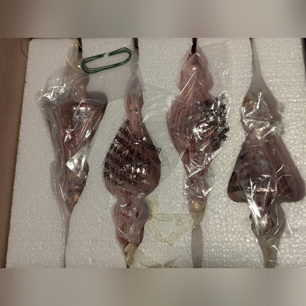 Gallery image 1 for KI Store Mercury Glass Christmas Ornaments
