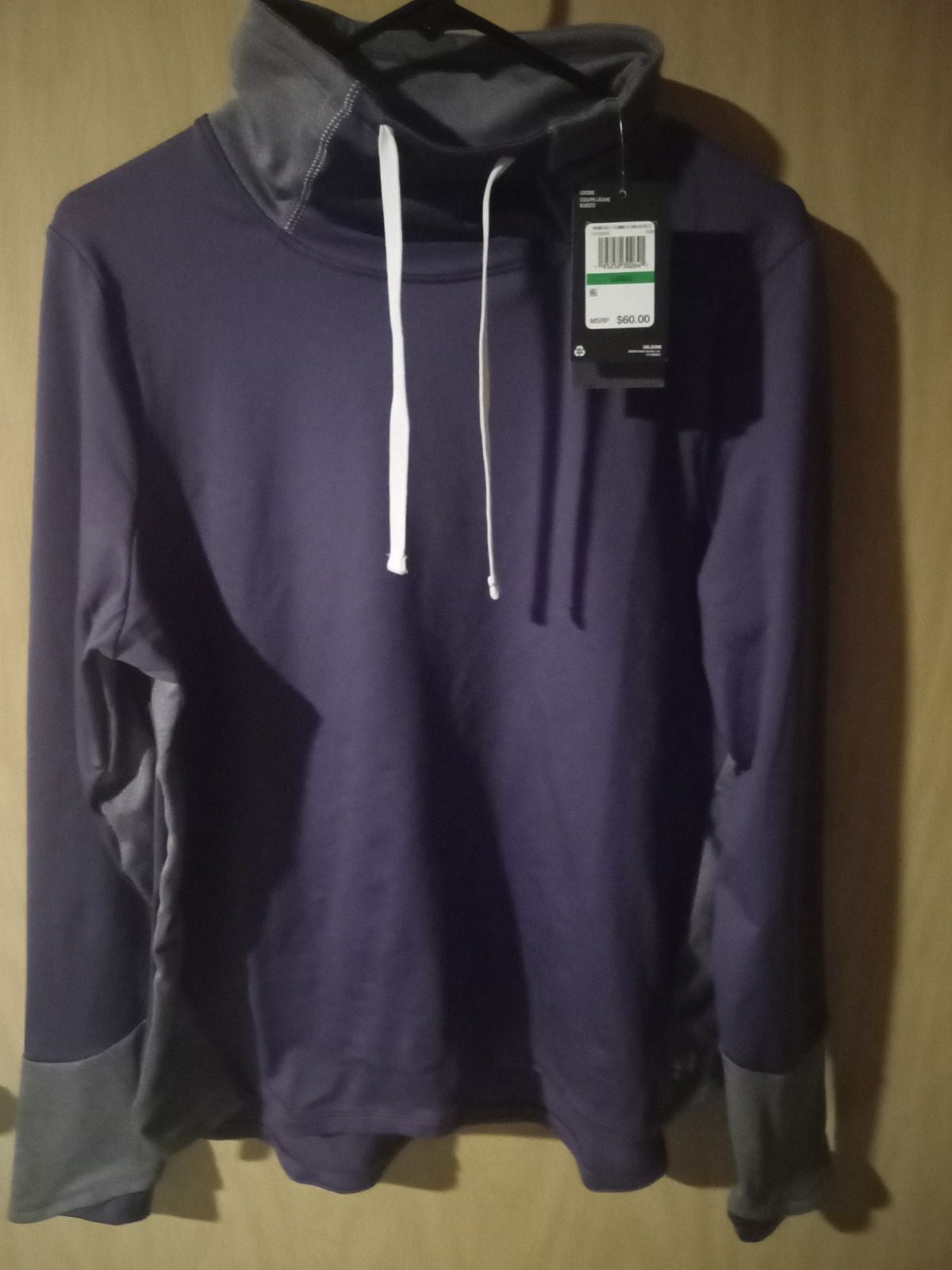Under Armour Mock Cowl Neck Sweatshirt, Large