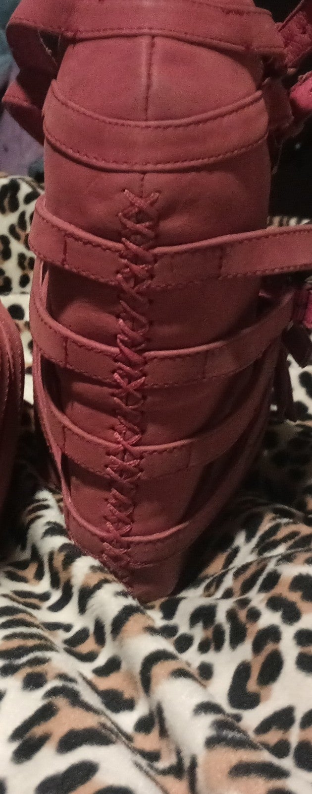 Gallery image 4 for Jeffrey Campbell for Havana Last Suede Strappy Heels