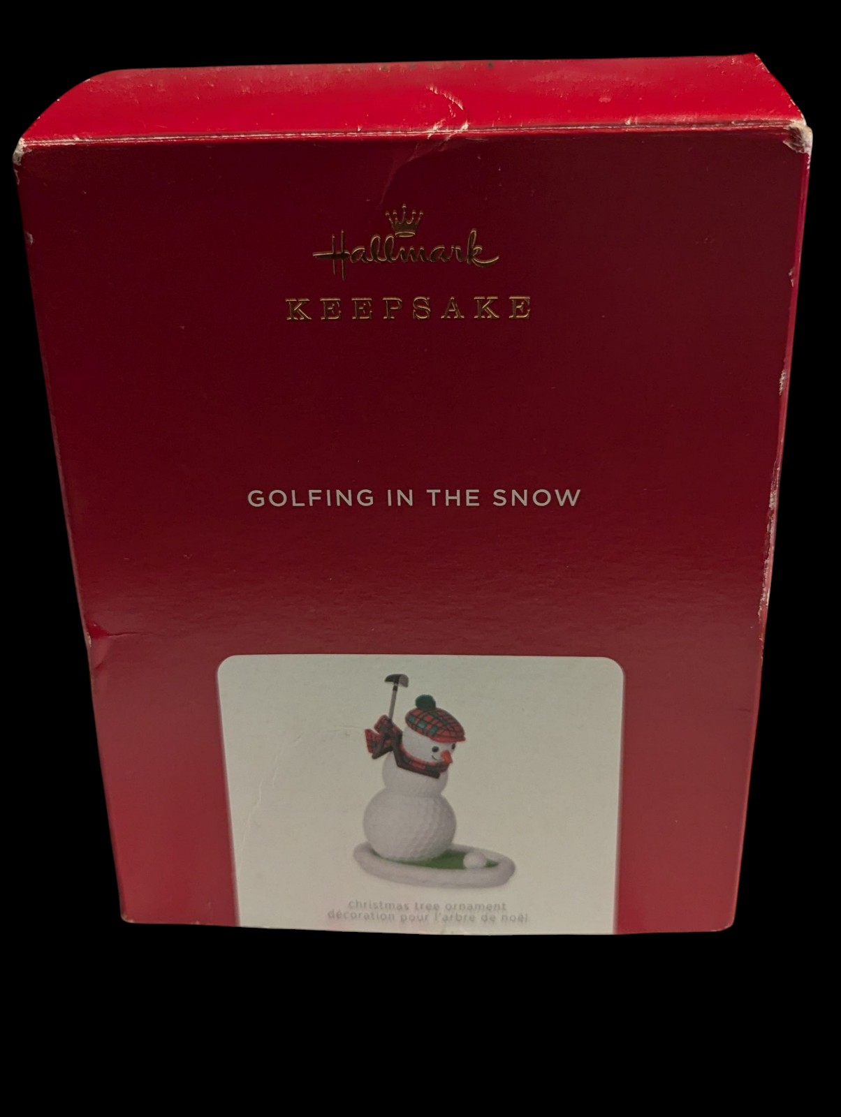 Gallery image 3 for Hallmark Keepsake Golfing in the Snow Holiday Ornament